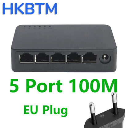 Mini Five Port Gigabit Ethernet Smart Network Switch