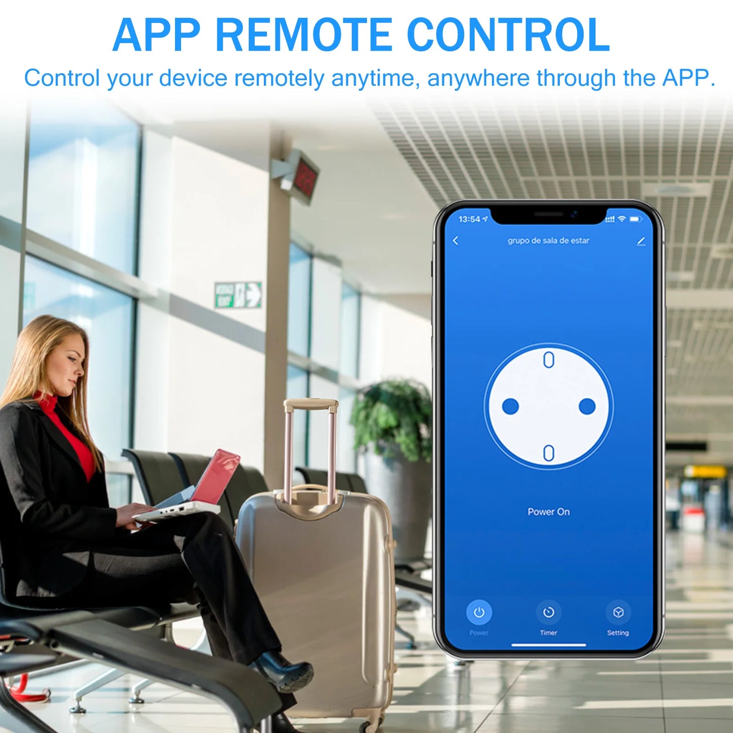 Smart WiFi Plug with Energy Monitor Remote and Timer
