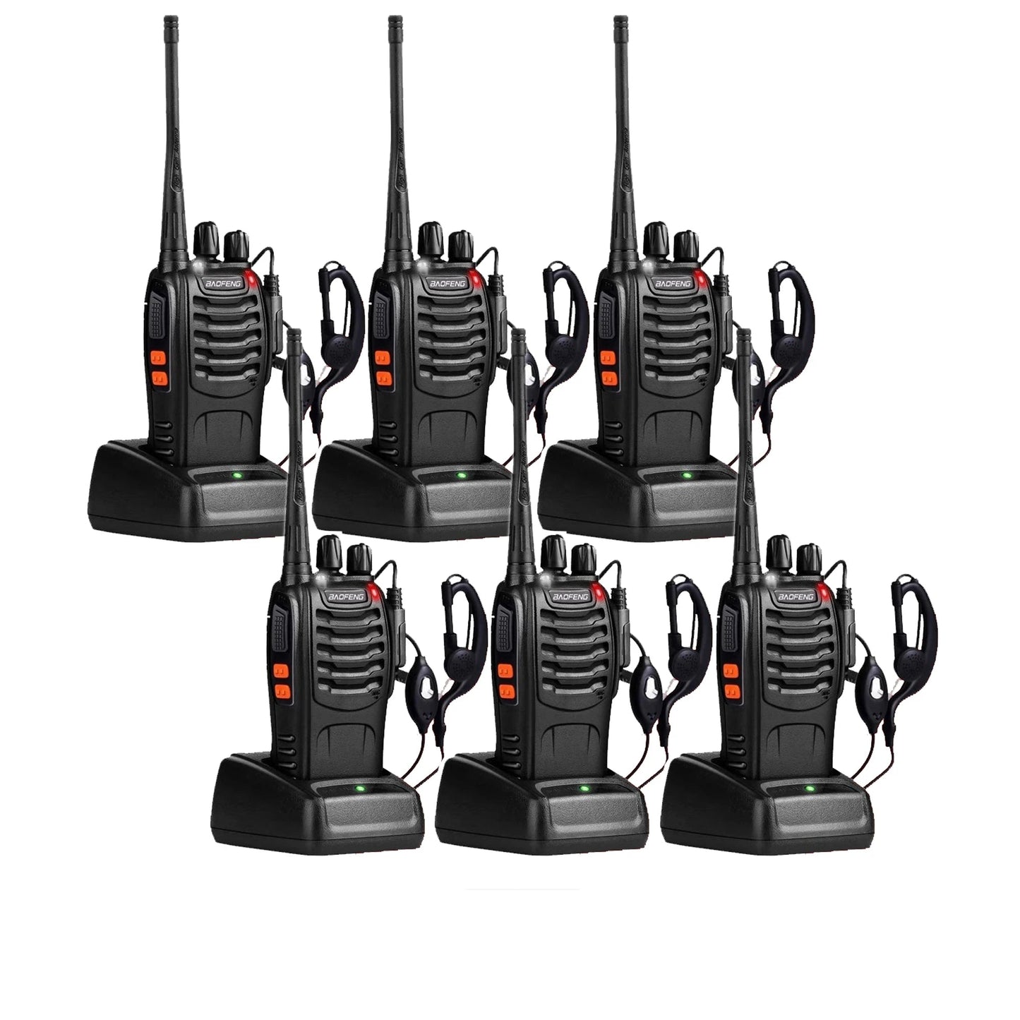 Long Range Walkie Talkie Set with Headsets for Outdoor Travel