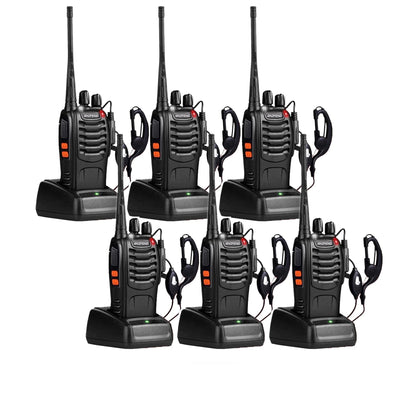 Long Range Walkie Talkie Set with Headsets for Outdoor Travel