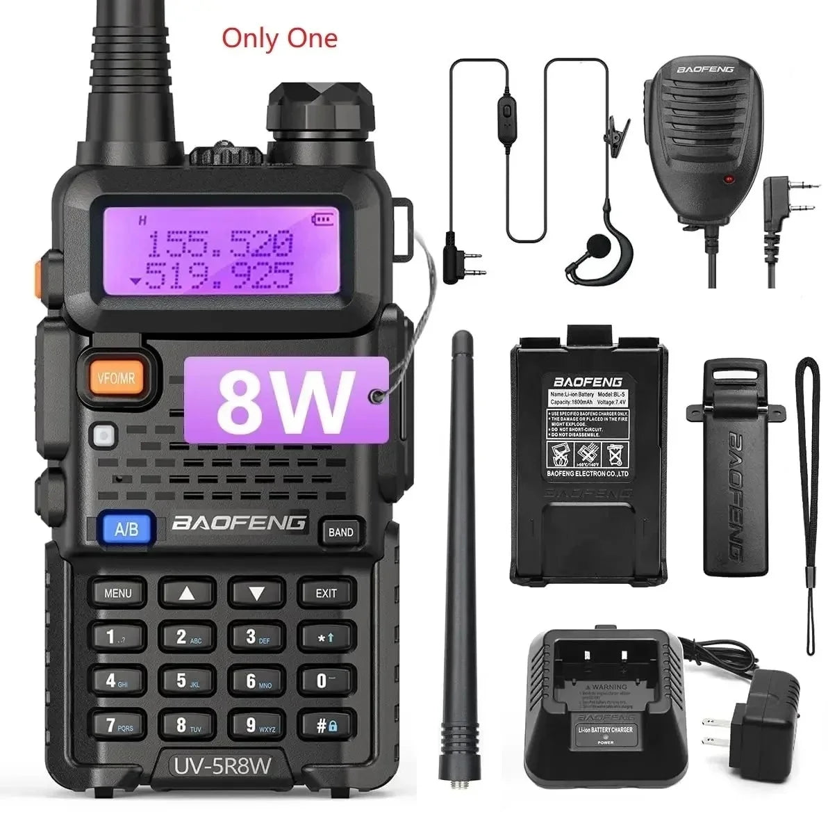 Dual Band Long Range Walkie Talkie with Powerful Output