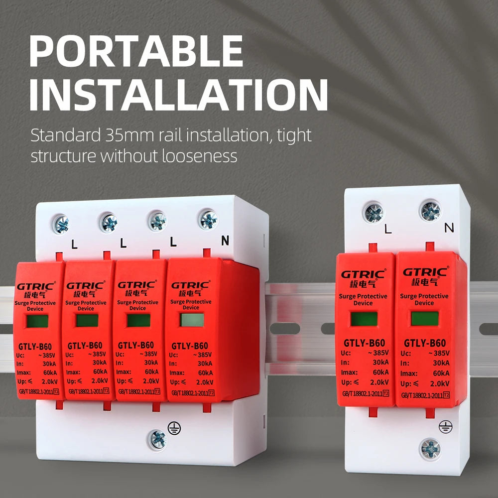 House Lightning Surge Protector for AC Power Systems