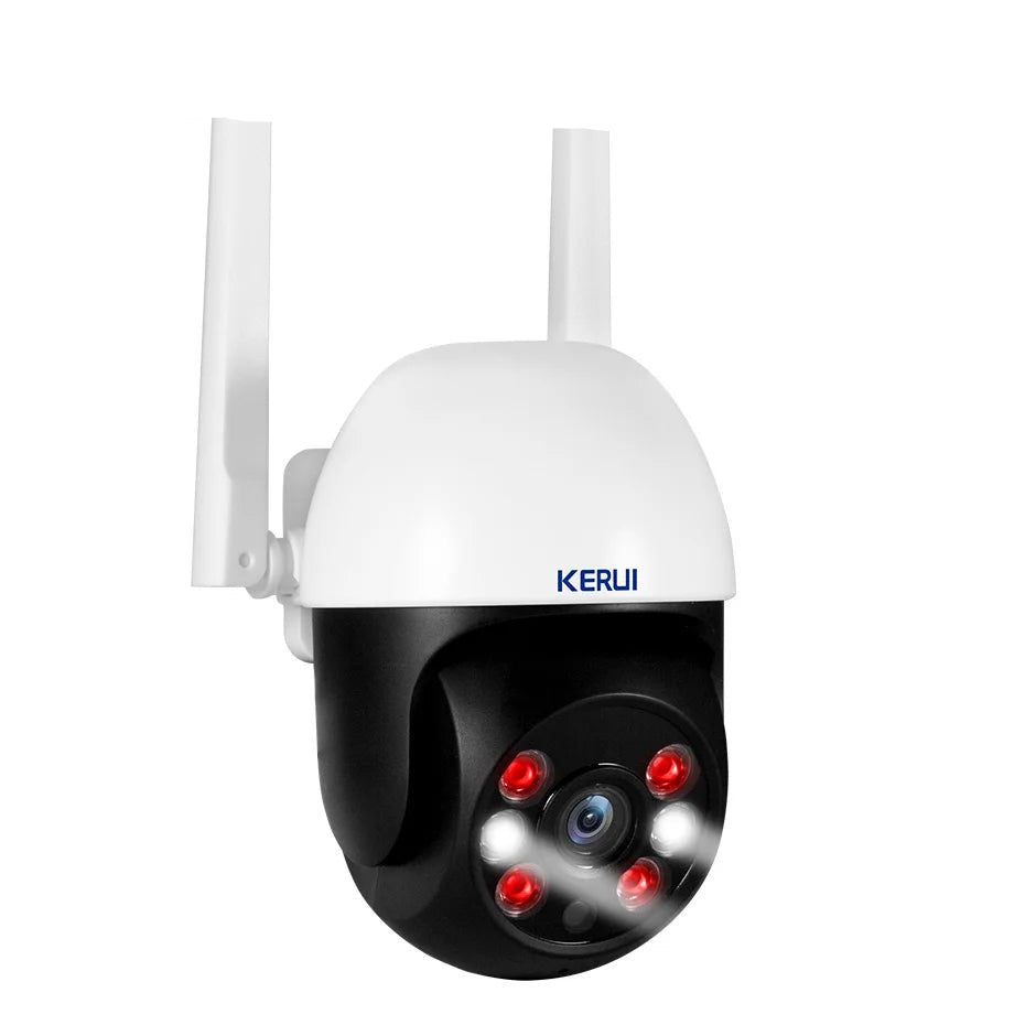 KERUI 5MP 8MP 4K PTZ WiFi IP Wireless Camera Tuya Smart Outdoor Home Security Dual Lens 10MP 5K Camera CCTV Video Surveillance - Home Smart Direct