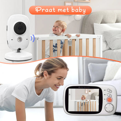 Wireless Video Baby Monitor with Color Screen and Two Way Talk