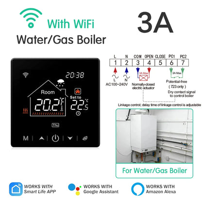 Smart Thermostat WiFi Controller for Heating and Boiler