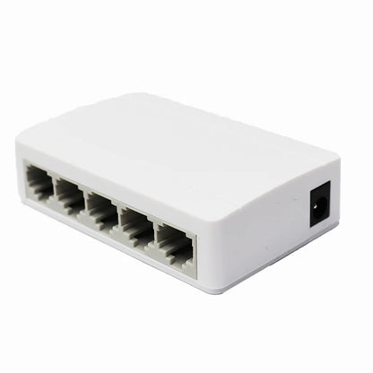 Five Port Gigabit Network Switch Plug and Play Hub