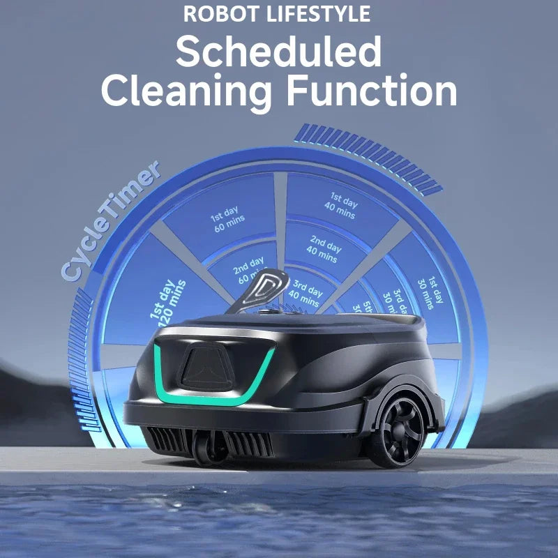 Smart Pool Vacuum Cleaner with Wireless Auto Cleaning