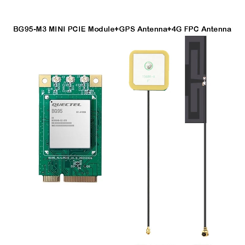 BG95-M3 MINI PCIe LTE Cat M1/NB2 Modem with GPS Adapter