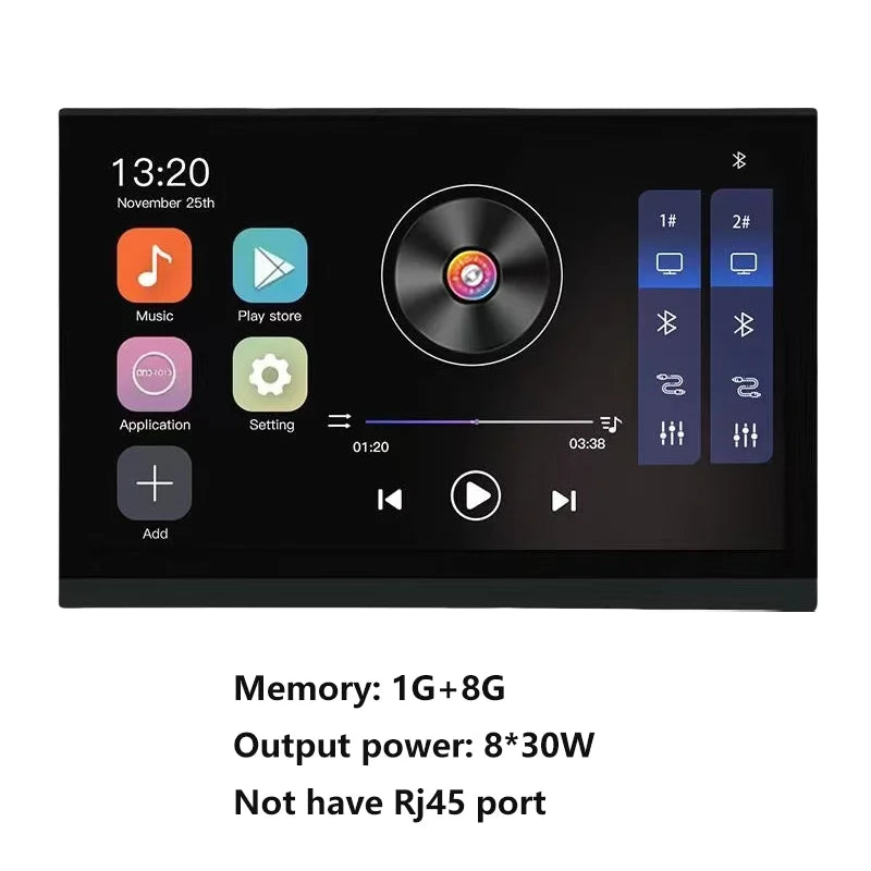 Smart Home Touch Screen Music Player Wall Amplifier - Home Smart Direct