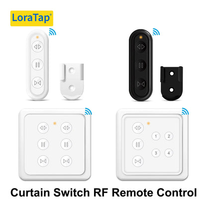 LoraTap RF 868Mhz 1,2,4 Channels Portable and Mountable Remote Control for Curtain Roller Shutter Blinds Switch - Home Smart Direct