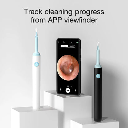 KERUI Smart Visual Ear Sticks Otoscope 5MP Endoscope Camera Wax Removal Tool Earpick Mini WIFI Camera Health Care Ear Cleaner - Home Smart Direct