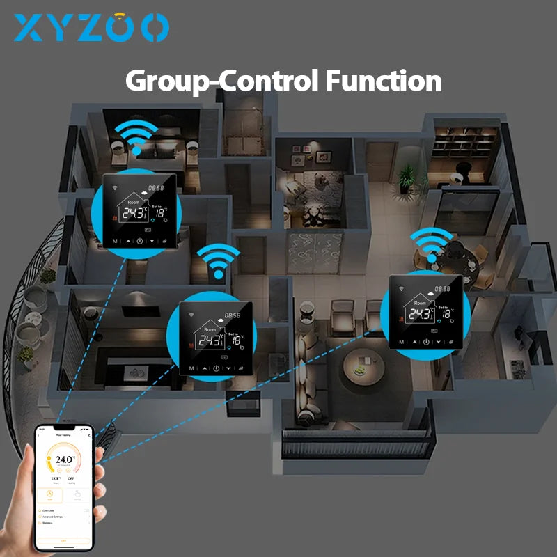 Smart Thermostat WiFi Controller for Heating and Boiler