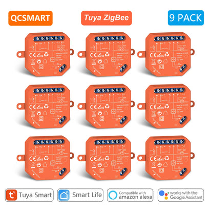 ZigBee Roller Shutter Blinds Curtain Switch Tuya Smart Life Percentage Progress Timer Voice Control Google Assistant Alexa - Home Smart Direct