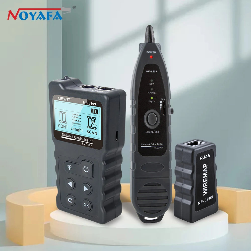 NOYAFA NF-8209 RJ45 Cable Tracker POE Network Wire Checker UTP Tester