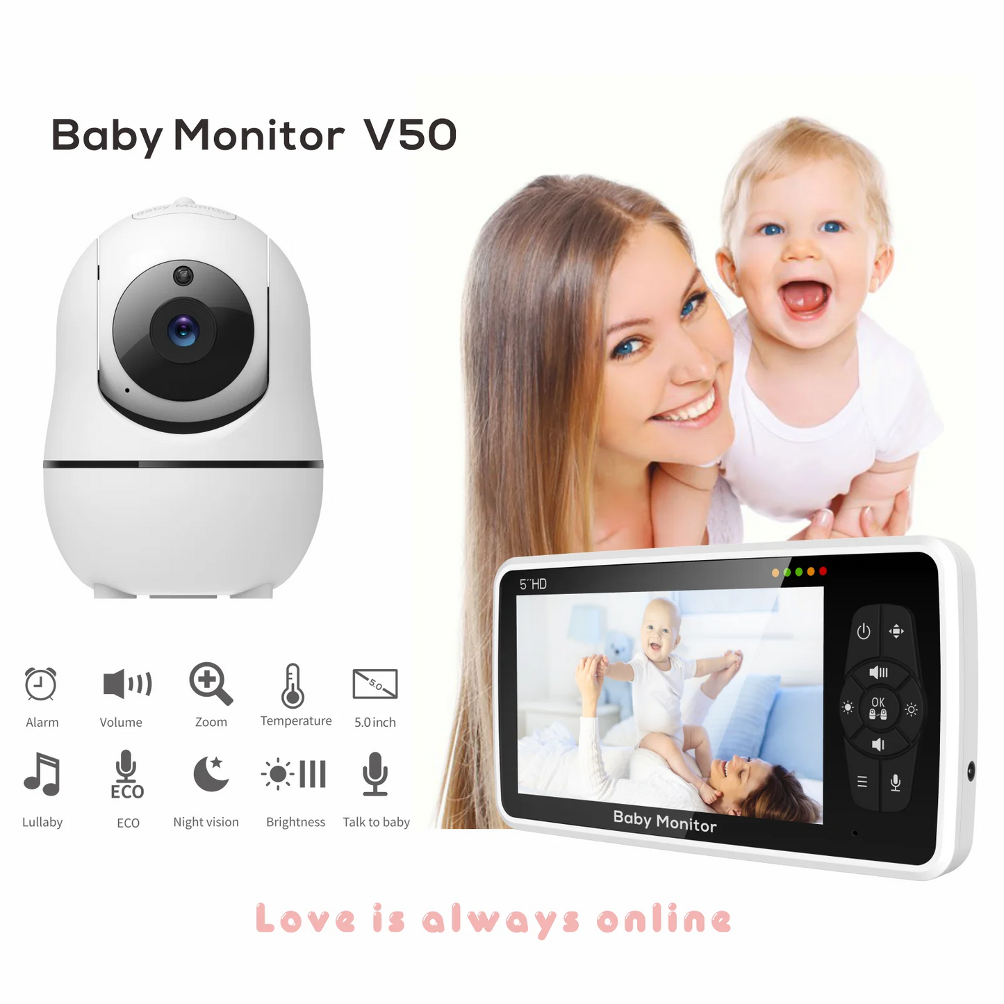 Additional Camera Accessory for Baby Monitor