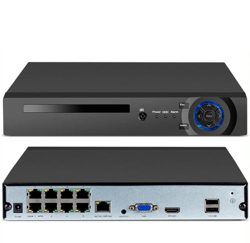 KERUI 4CH 8CH 4K H.265 POE NVR Network Video Recorder ONVIF Security CCTV Surveillance For 4MP 6MP 8MP POE IP Camera System - Home Smart Direct