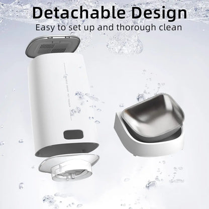 Smart WiFi Cat Feeder with Remote Control Auto Dispenser