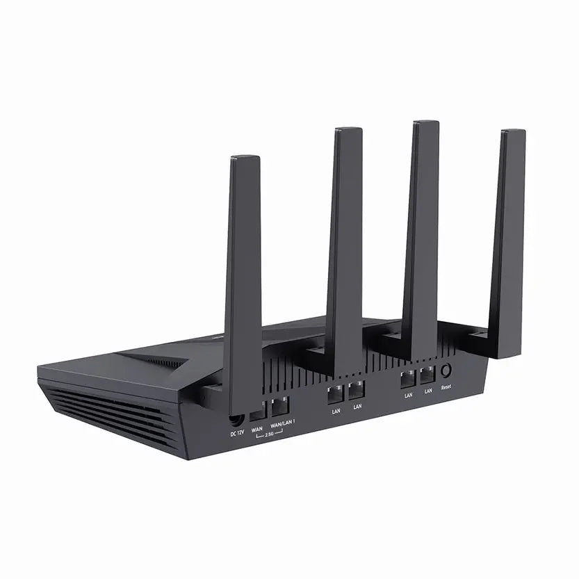 WiFi 6 Home Router 8-Stream OpenWrt 2.5G Ethernet Ports with Parental Control