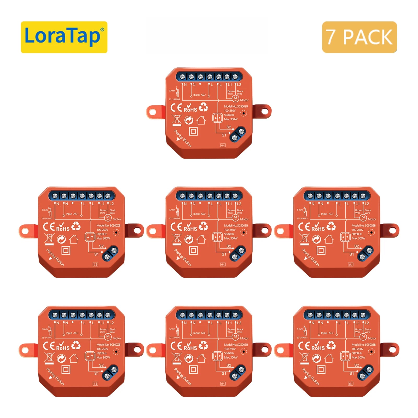 LoraTap ZigBee Shutter Switch Module For Electric Motorized Curtain Blind Tuya Smart Life Roller Alexa Google Home ZigBee2MQTT - Home Smart Direct