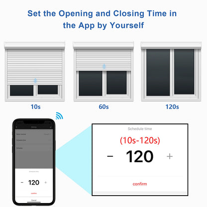 LoraTap Roller Shutter Curtains Blinds Push Button Switch Tuya Smart Life Electric Motor Engine Connected WiFi Alexa Google Home - Home Smart Direct