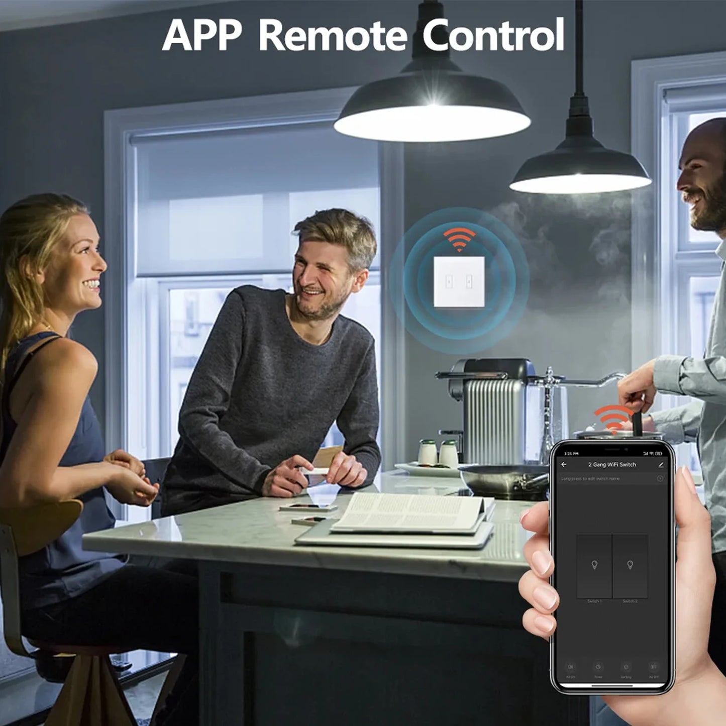 LoraTap Tuya ZigBee 3.0 EU/US Light Switch Remote Control by Smart Life Alexa Google Work with SmartThings ZigBee2MQTT - Home Smart Direct