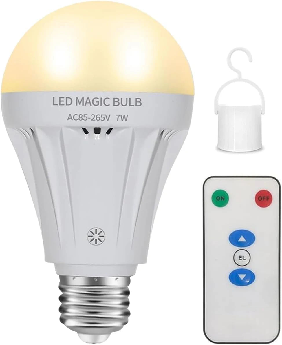 Rechargeable LED Magic Bulb with Remote Emergency Lamp - Home Smart Direct