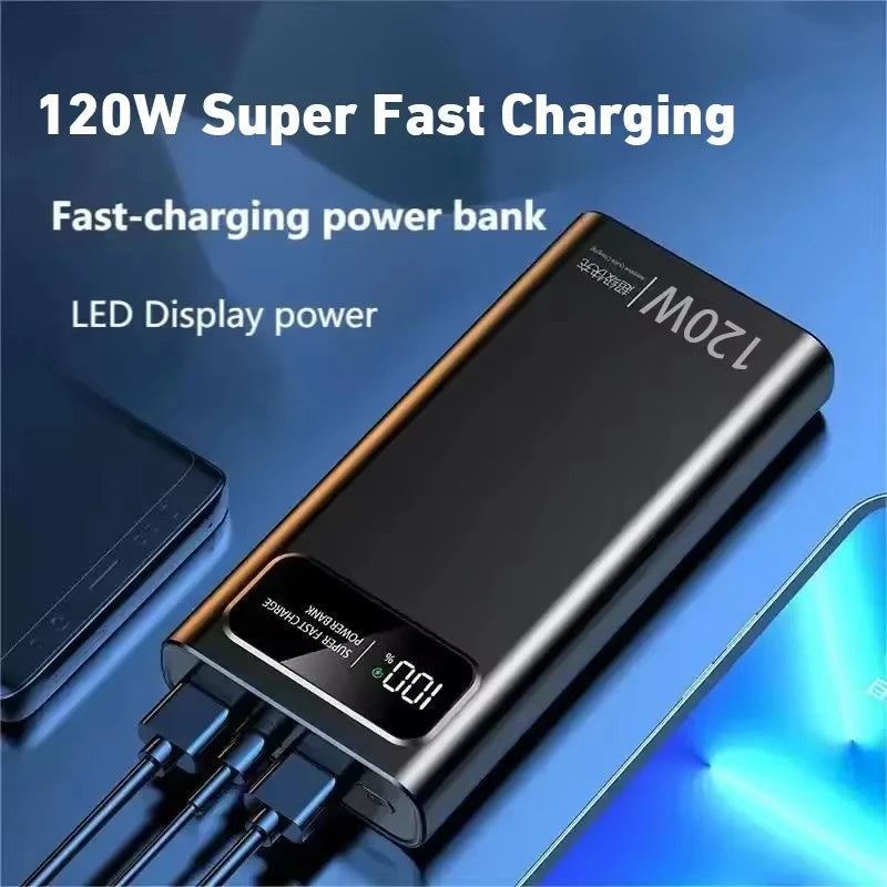 Super Fast Charging High Capacity Power Bank with Display