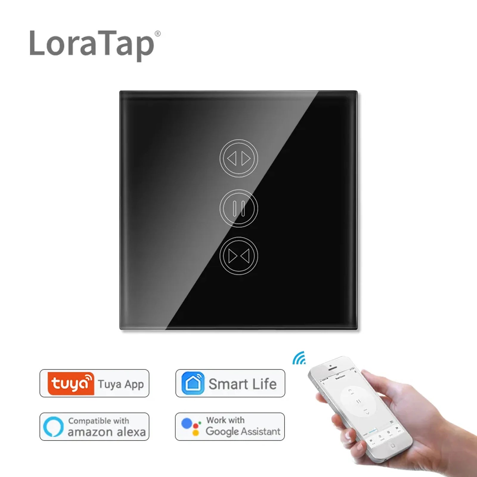 Tuya Smart Life ZigBee 3.0 Curtain Blind Switch for Roller Shutter Tubular motor Google Home Alexa Voice Control Smart Home MQTT - Home Smart Direct