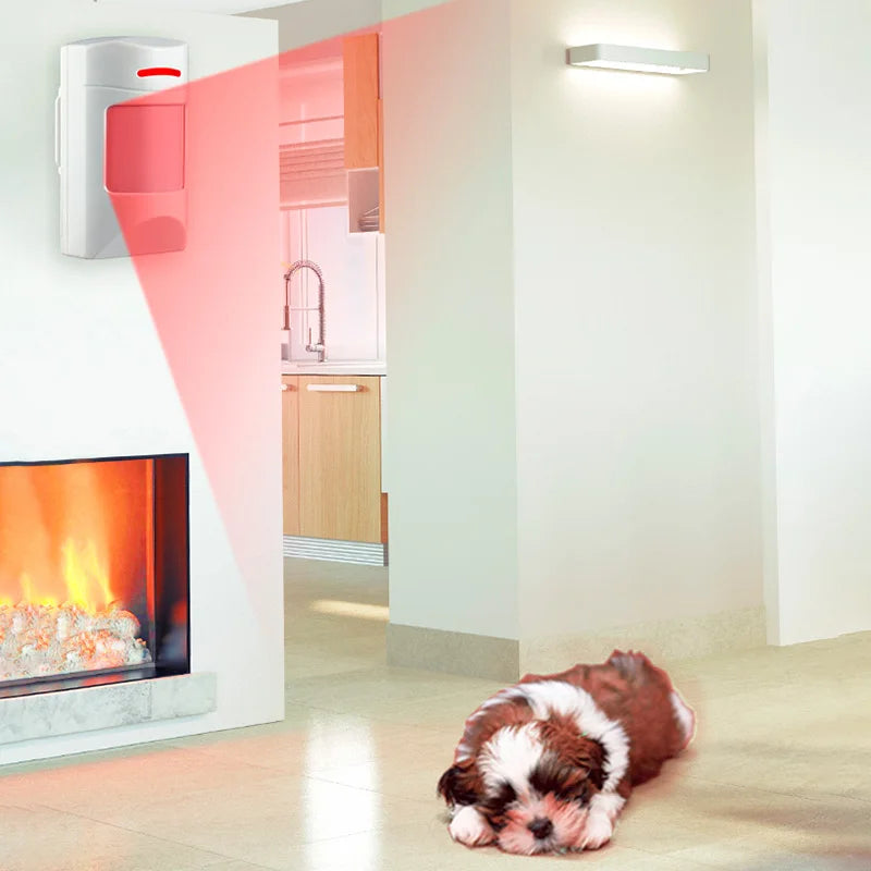 KERUI Wireless Anti-Pet Motion Sensor Alarm Infrared Detector PIR Sensor With Long Detect Distance For KERUI Alarm Systems - Home Smart Direct