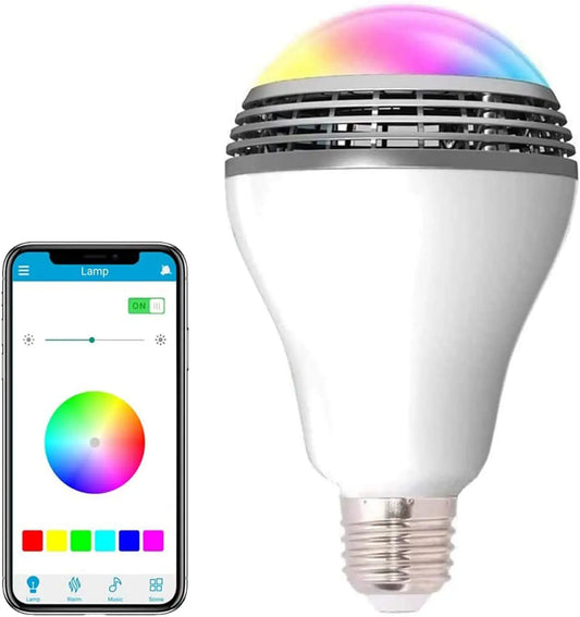 Bluetooth Speaker LED Bulb with App Control for Home and Party - Home Smart Direct