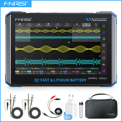 Tablet Oscilloscope with Spectrum Analyzer and Signal Generator