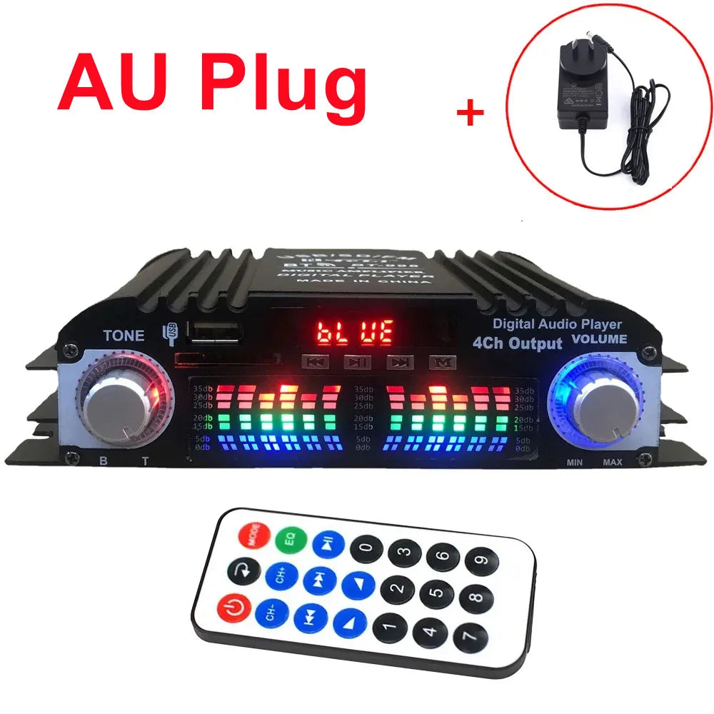 HiFi Audio Amplifier with Bluetooth Karaoke Player - Home Smart Direct