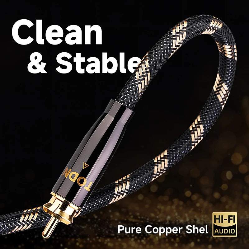 High End OCC Digital Coaxial RCA Audio Cable