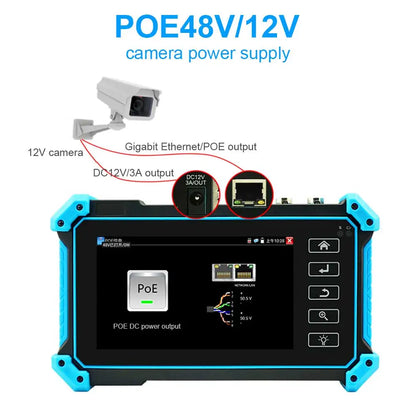 CCTV Camera Tester with Display and Multi Format Support
