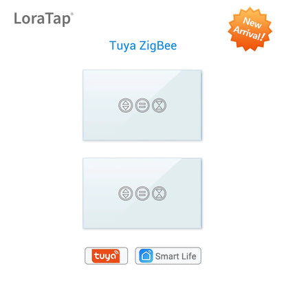 Tuya Smart Life ZigBee 3.0 Curtain Blind Switch for Roller Shutter Electric motor Google Home Alexa Echo Voice Control DIY MQTT - Home Smart Direct
