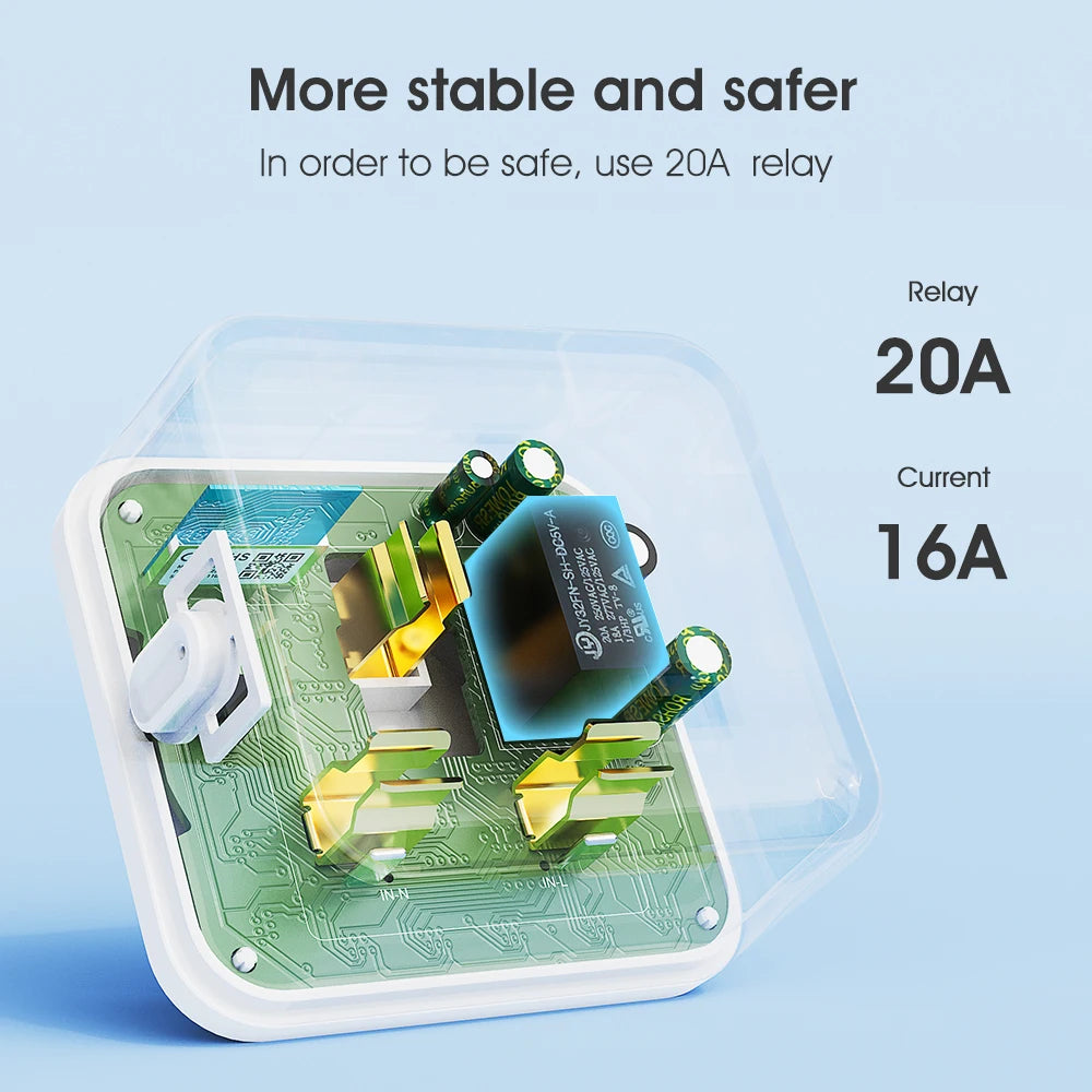 Universal Smart Plug Travel Adapter with Power Monitoring