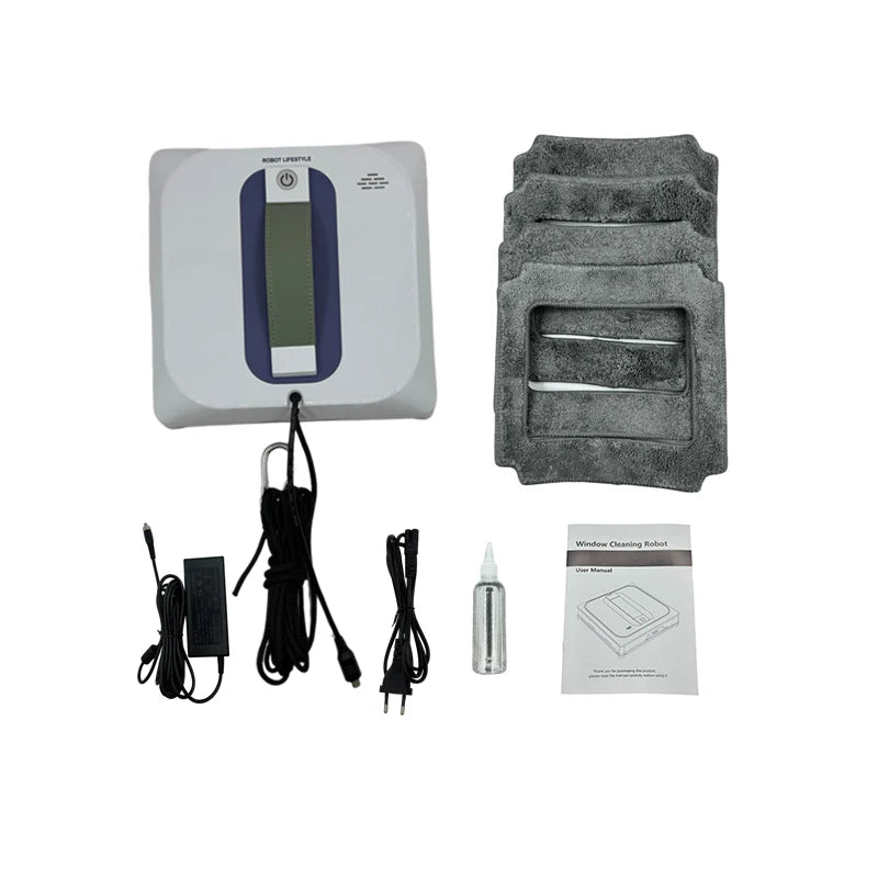 Robotic Window Cleaner with Spray and Voice Control