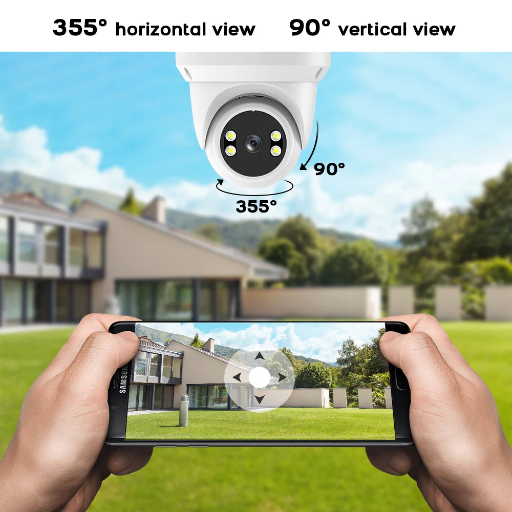 PGST 3MP HD Tuya PTZ IP WiFi Security Camera Surveillance Camera CCTV 2-Way Audio Night Vision Humanoid Tracking Waterproof - Home Smart Direct