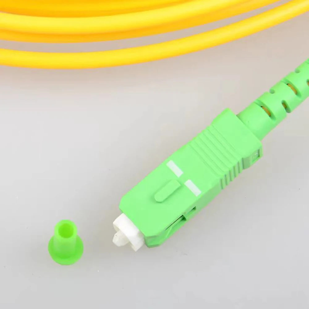 Single Mode SC APC Fiber Patch Cable with Adapter