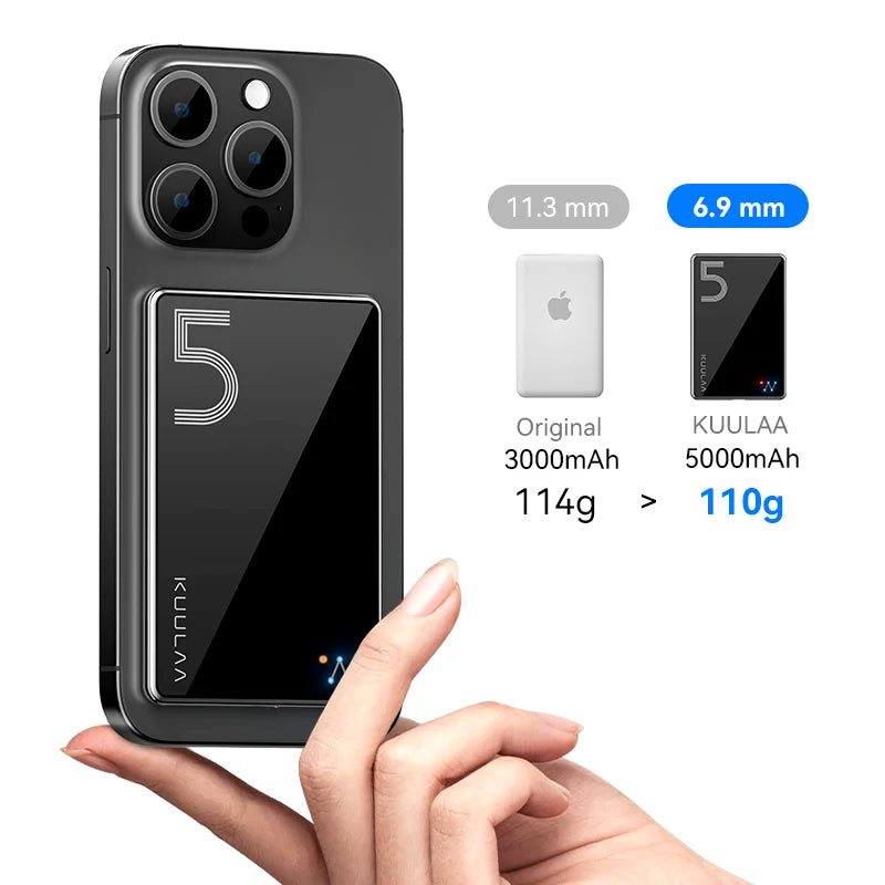 Magnetic Wireless Power Bank Fast Charging External Battery