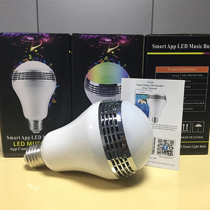 Bluetooth Speaker LED Bulb with App Control for Home and Party - Home Smart Direct