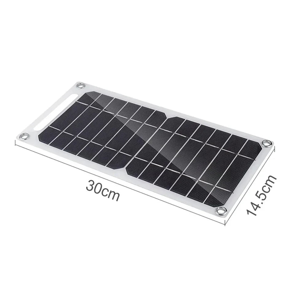 Portable Solar Panel with USB Output for Camping and Travel