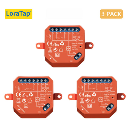 LoraTap ZigBee Shutter Switch Module For Electric Motorized Curtain Blind Tuya Smart Life Roller Alexa Google Home ZigBee2MQTT - Home Smart Direct