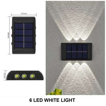 Outdoor Solar Wall Light for Garden and Home Security