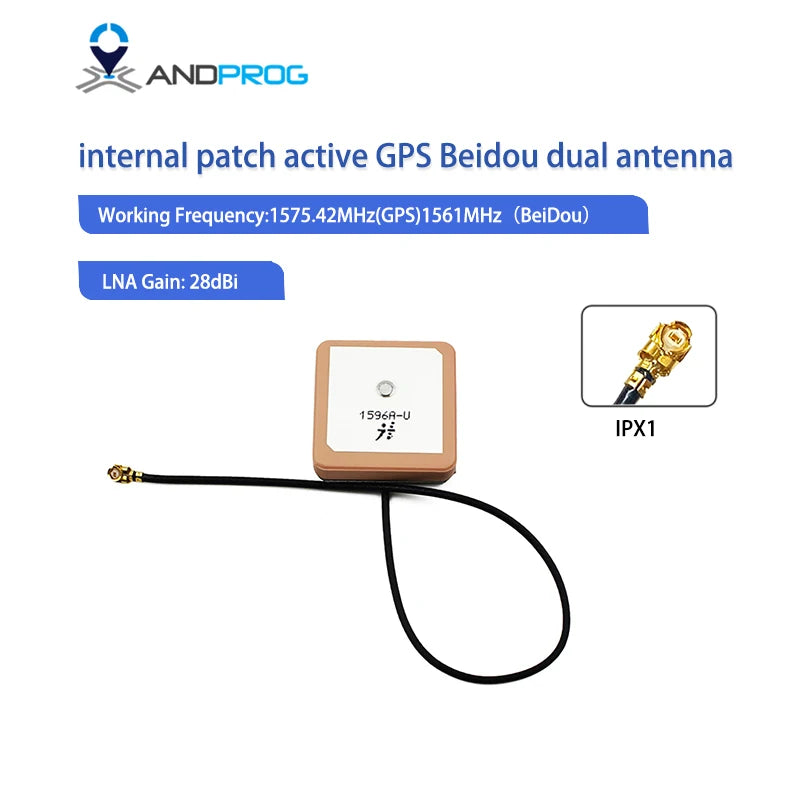 Internal Patch Active GPS Beidou Antenna with IPX Connector