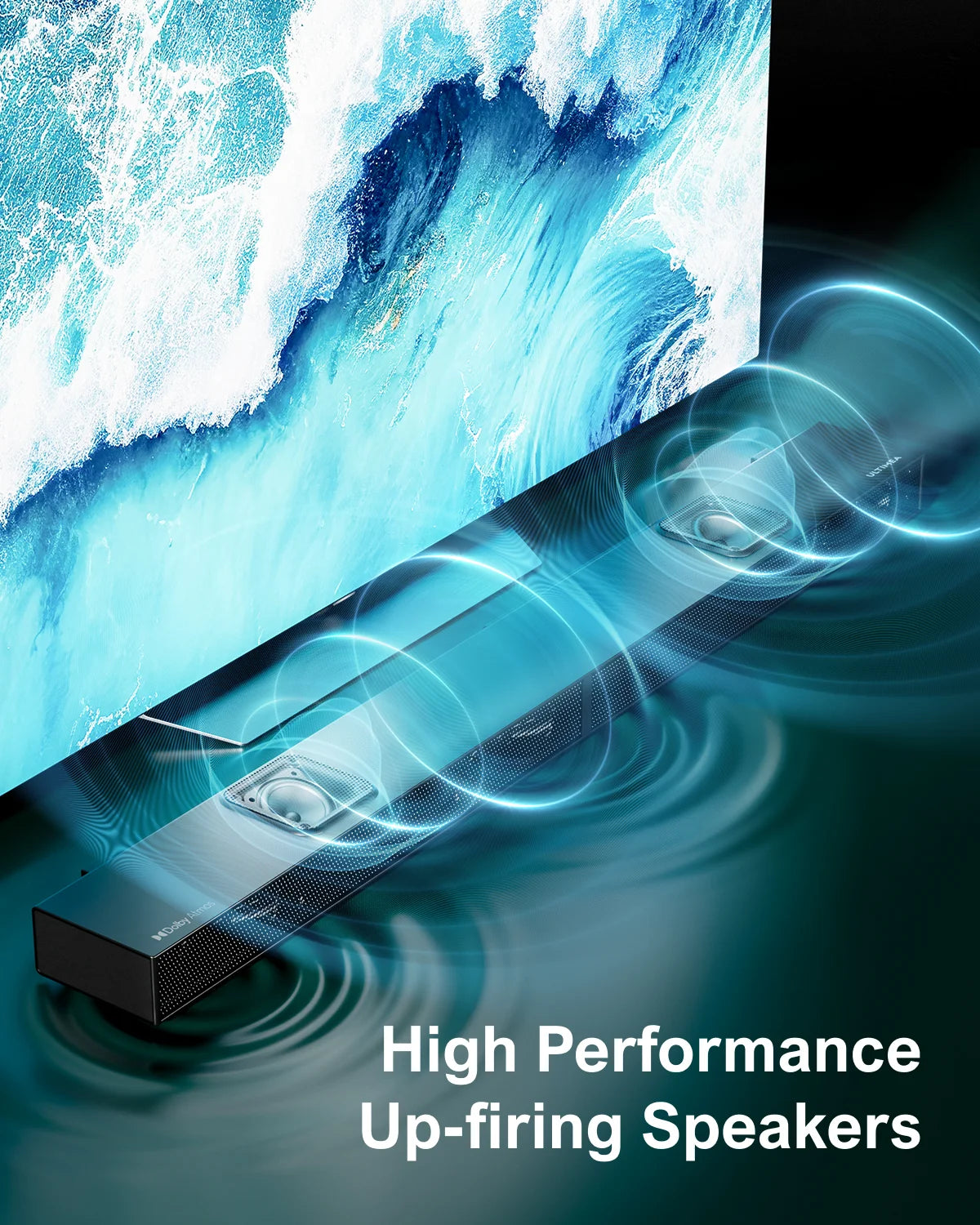 Dolby Atmos Sound Bar with Wireless Bluetooth Home Theater Speakers - Home Smart Direct