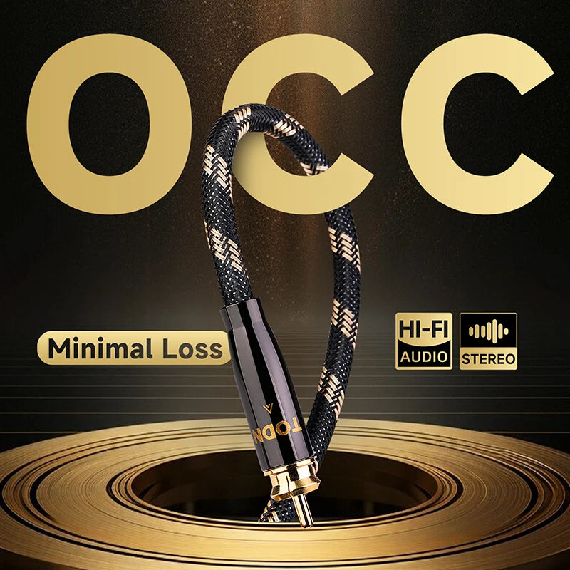 High End OCC Digital Coaxial RCA Audio Cable