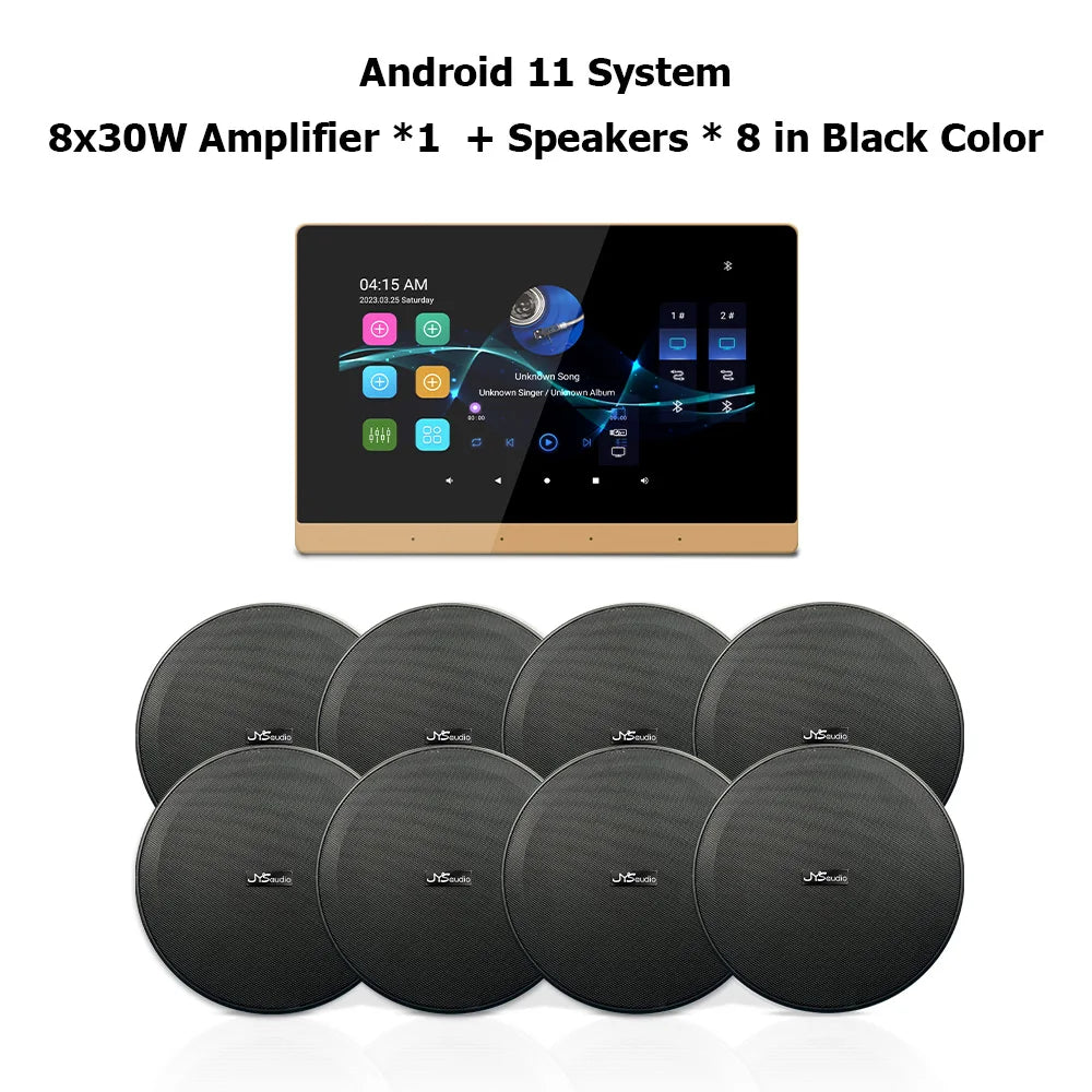 Smart Audio System WiFi Bluetooth Wall Amplifier with Ceiling Speaker - Home Smart Direct