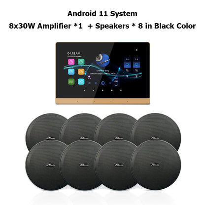 Smart Audio System WiFi Bluetooth Wall Amplifier with Ceiling Speaker - Home Smart Direct