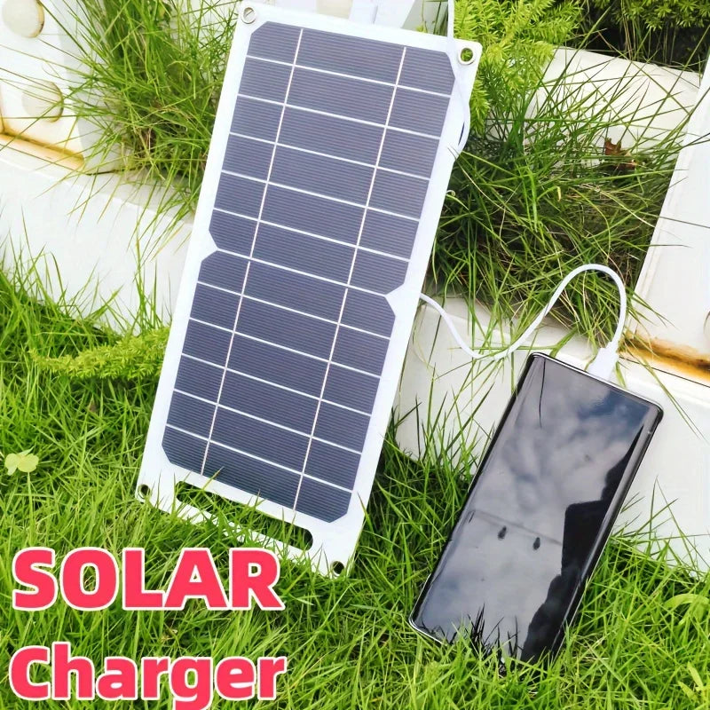 Portable Solar Panel with USB Output for Camping and Travel